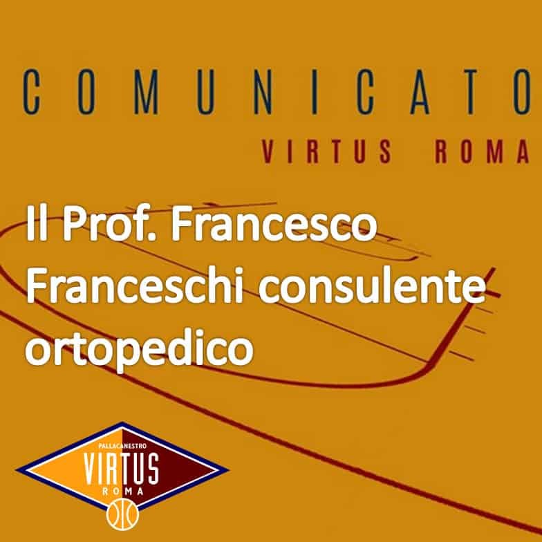 Prof. Franceschi consulente ortopedico Virtus Roma
