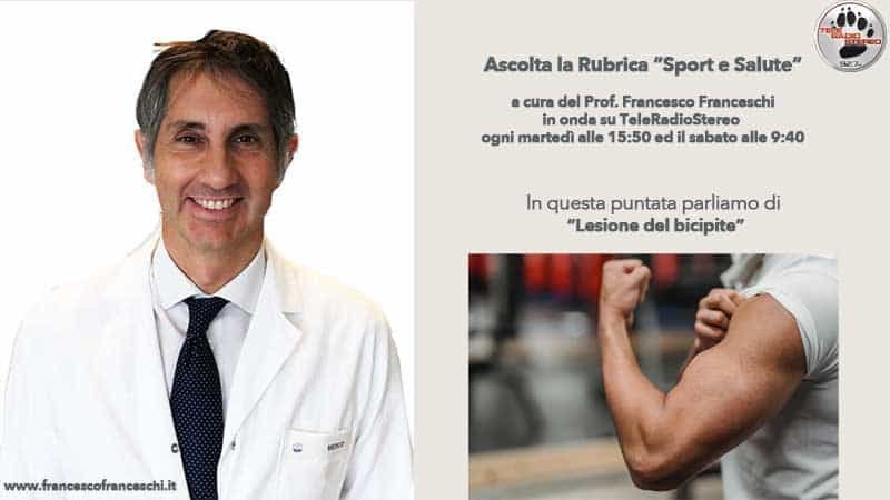 La lesione del bicipite Prof. Franceschi chirurgo ortopedico spalla Roma