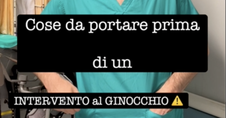 intervento al ginocchio