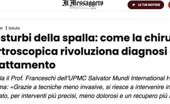 disturbi della spalla